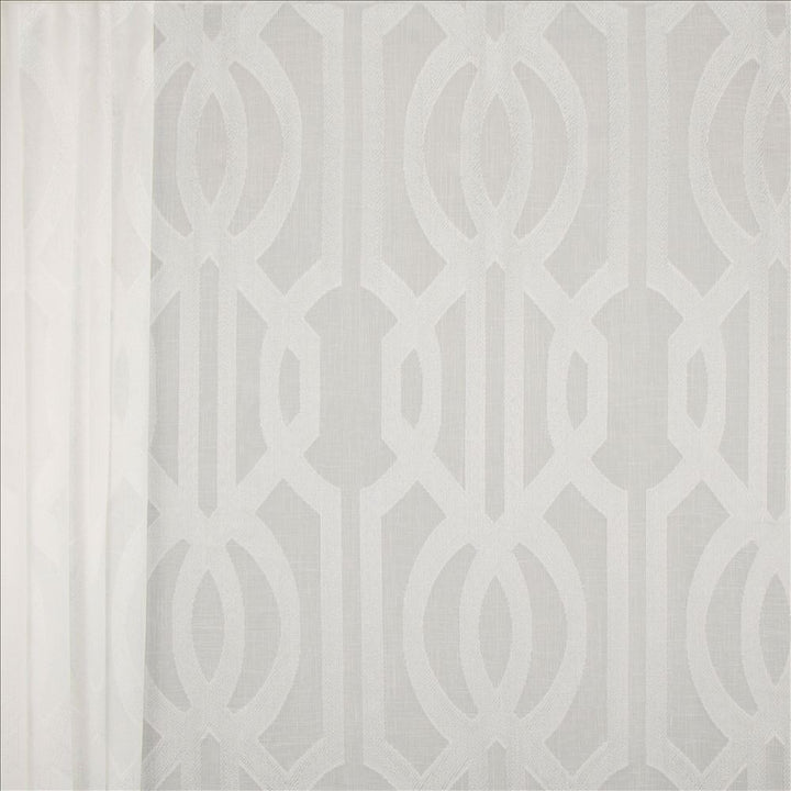 Hope Snow by Kasmir Designer Fabric 1465 100% Polyester
 TURKEY Not Tested </p><p>Repeat: Horizontal: 9 5/8 inches and Vertical: 15 2/8 inches 118 - Swanky Fabrics -