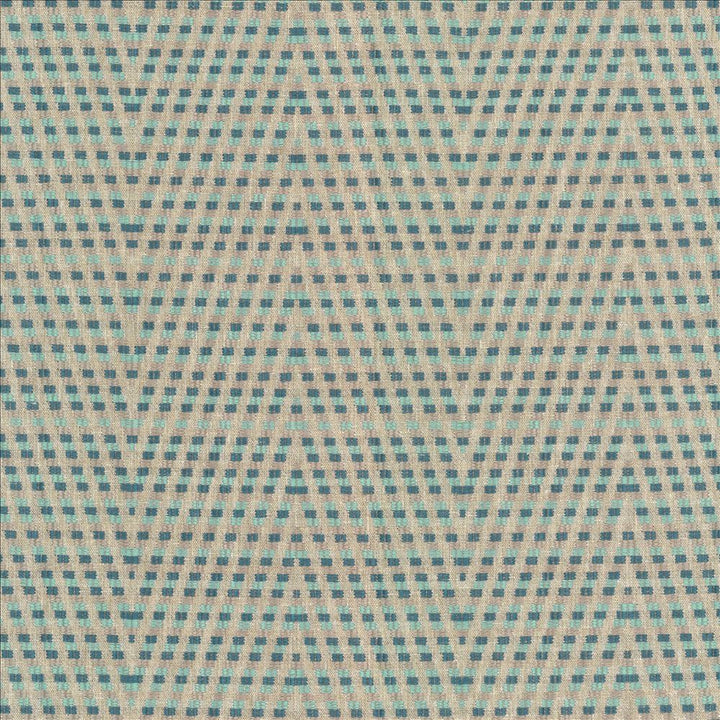Hot To Trot Aqua  by Kasmir Designer Fabric 5115 78% Polyester
22% Cotton
 INDIA 25,000 Wyzenbeek Double Rubs Horizontal: 6 7/8 inches and Vertical: 14 6/8 inches 54  - Swanky Fabrics -