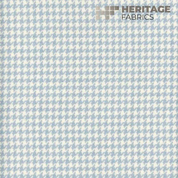 Houndstooth Mist by Heritage Designer Fabric - 100% Cotton India 20,000 Horizontal: 0.375" and Vertical: 0.375" 54" - Swanky Fabrics -