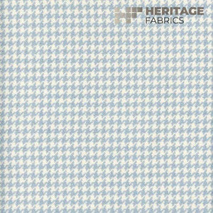 Houndstooth Mist by Roth & Tompkins Designer Fabric