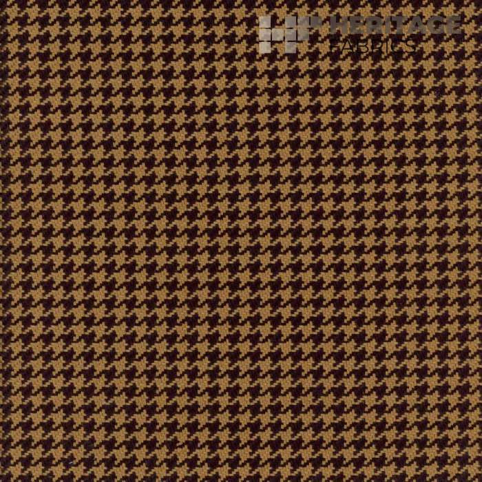 Houndstooth Black by Heritage Designer Fabric - 100% Cotton India 20,000 Horizontal: 0.375" and Vertical: 0.375" 54" - Swanky Fabrics -