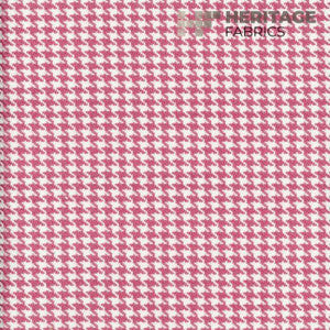 Houndstooth Blossom by Roth & Tompkins Designer Fabric