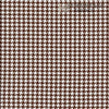 Houndstooth Chocolate by Roth & Tompkins Designer Fabric