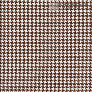 Houndstooth Chocolate by Roth & Tompkins Designer Fabric