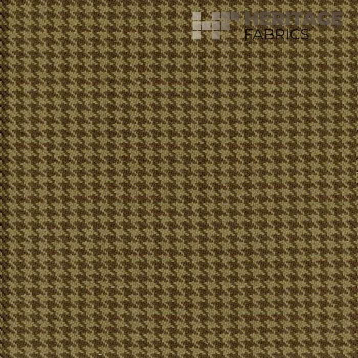 Houndstooth Drill by Heritage Designer Fabric - 100% Cotton India 20,000 Horizontal: 0.375" and Vertical: 0.375" 54" - Swanky Fabrics -
