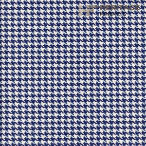 Houndstooth Navy by Roth & Tompkins Designer Fabric