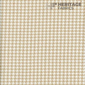 Houndstooth Sand by Roth & Tompkins Designer Fabric