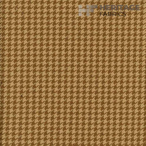 Houndstooth Straw by Roth & Tompkins Designer Fabric