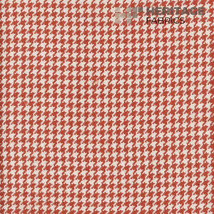 Houndstooth Paprika by Roth & Tompkins Designer Fabric