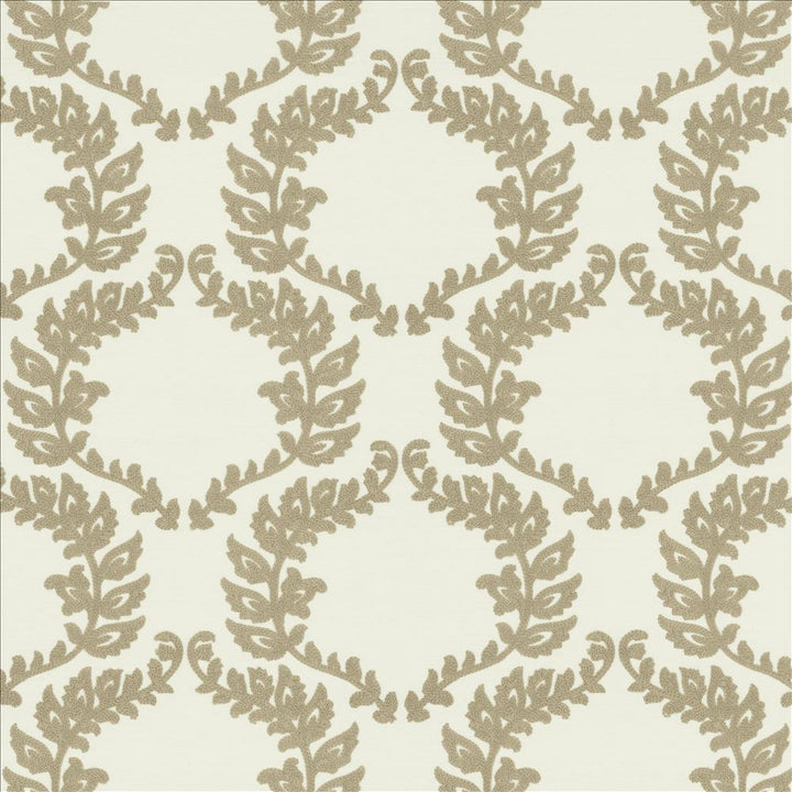 Hummingbird Vine Silver  by Kasmir Designer Fabric 5141 53% Cotton
47% Polyester
 INDIA 50,000 Wyzenbeek Double Rubs Horizontal: 10 7/8 inches and Vertical: 9 3/8 inches 56  - Swanky Fabrics -