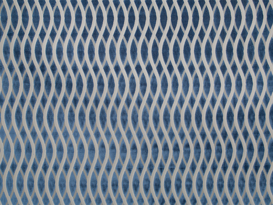 Highland Court Fabric HV16249 193 Converge Indigo 1 5/8 Yards