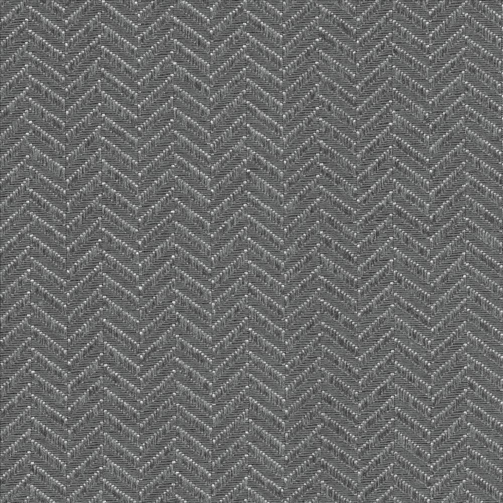 Hypnotic Pewter by Kasmir Designer Fabric 5101 54% Polyester 46% Cotton TAIWAN Not Tested Horizontal: 6/8 inches and Vertical: 2/8 inches 54 - 55 - Swanky Fabrics -