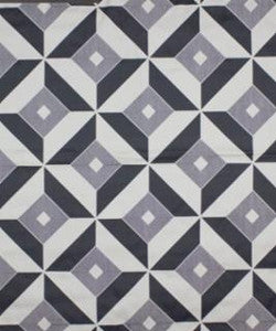 Miter Graphite M9389 by Barrow Designer Fabric