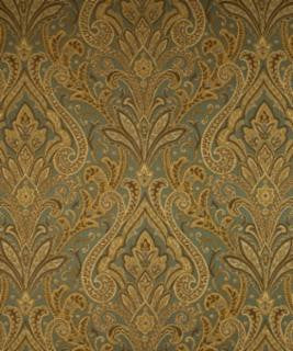 Wordsworth Turquoise M7335 by Barrow Industries Designer Fabric Traditional/2769 68% RAYON (S)
32% POLYESTER (F) Asia 30,000 DOUBLE RUBS Horizontal: 13-1/2" and Vertical: 13" 56" - Swanky Fabrics -