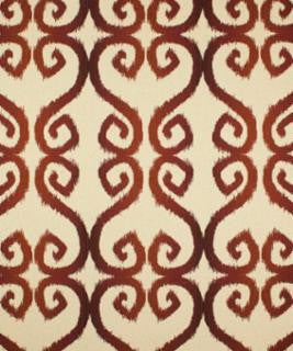 Entwine Cinnabar M9374 by Barrow Designer Fabric 13CL06 59% RAYON (S) 41% POLYESTER (F) CHINA 27,000 DOUBLE RUBS </p><p>Repeat: Horizontal: 13-1/2" and Vertical: 6-3/4" 54" Minimum - Swanky Fabrics -