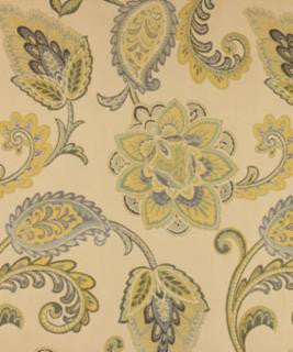 Amelia Delft M8089 by Barrow Designer Fabric 13CL03 66% RAYON (S) 34% POLYESTER (F) CHINA 36,000 DOUBLE RUBS </p><p>Repeat: Horizontal: 13-1/2" and Vertical: 27-1/4" 54" Minimum - Swanky Fabrics -