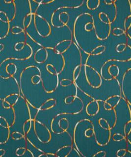 Lasso Teal M9521 by Barrow Designer Fabric 13CL05 71% COTTON 29% POLYESTER CHINA 75,000 DOUBLE RUBS </p><p>Repeat: Horizontal: 13 1/2" and Vertical: 13 1/2" 54" Minimum - Swanky Fabrics -