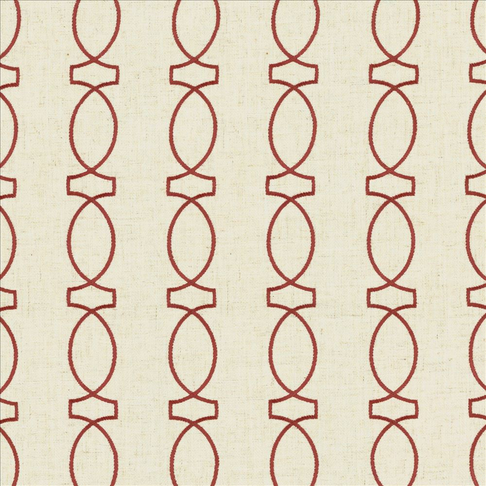 In Order Coral by Kasmir Designer Fabric 5146 85% Polyester 11% Rayon 4% Linen CHINA 80,000 Wyzenbeek Double Rubs Horizontal: 3 4/8 inches and Vertical: 4 inches 57 - Swanky Fabrics -