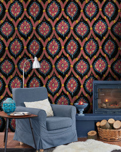 Mind The Gap Wallpaper OTTOMAN Anthracite Wallpaper (WP20306)