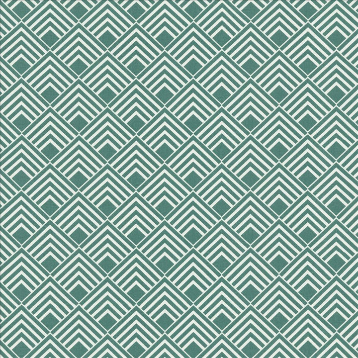 Indicate Turquoise by Kasmir Designer Fabric 1455 100% Cotton
 TURKEY </p><p>Repeat: Horizontal: 2 5/8 inches and Vertical: 2 5/8 inches 63 - Swanky Fabrics -
