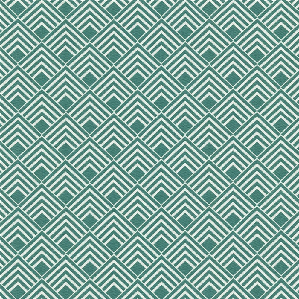 Indicate Turquoise  by Kasmir Designer Fabric 1455 100% Cotton
 TURKEY 10,000 Martindale Cycles Horizontal: 2 5/8 inches and Vertical: 2 5/8 inches 63  - Swanky Fabrics -