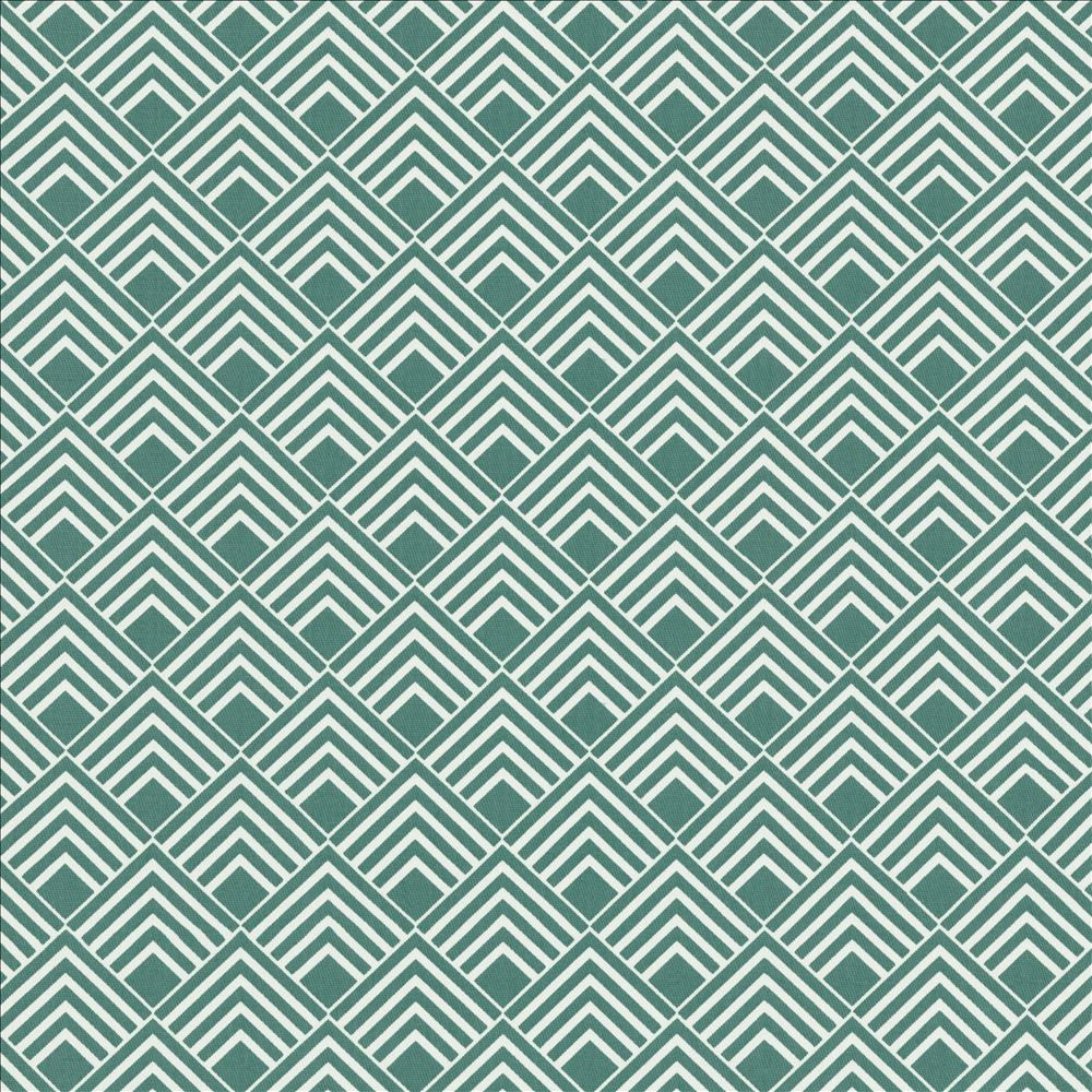 Indicate Turquoise by Kasmir Designer Fabric 1455 100% Cotton
 TURKEY </p><p>Repeat: Horizontal: 2 5/8 inches and Vertical: 2 5/8 inches 63 - Swanky Fabrics -