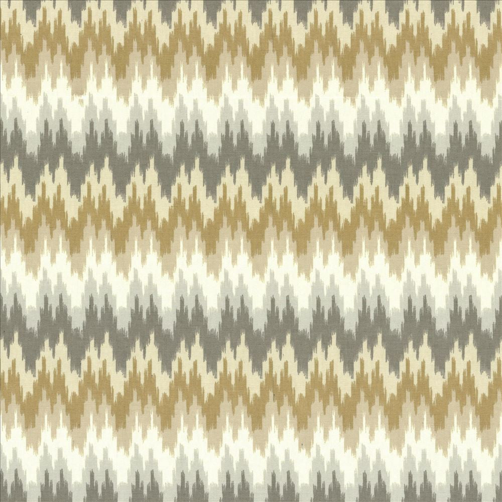 Inferno Gold Dust by Kasmir Designer Fabric 5086 100% Cotton TURKMENISTAN 15,000 Wyzenbeek Double Rubs Horizontal: 1 6/8 inches and Vertical: 6 6/8 inches 54 - 55 - Swanky Fabrics -