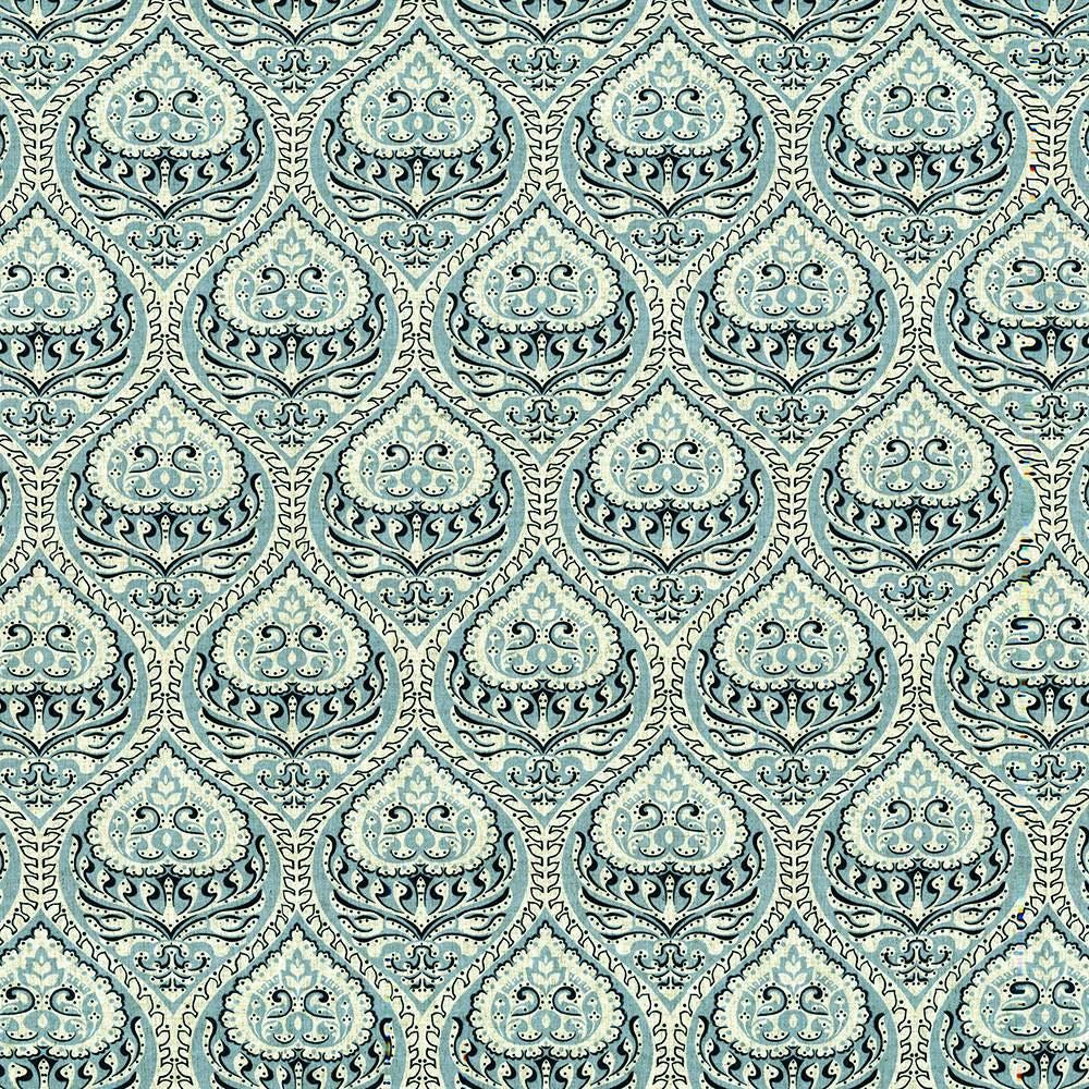 Interlude Damask Fresh Air by Kasmir Designer Fabric 5107 80% Polyester
20% Linen
 CHINA </p><p>Repeat: Horizontal: 8 inches and Vertical: 11 4/8 inches 53 - Swanky Fabrics -