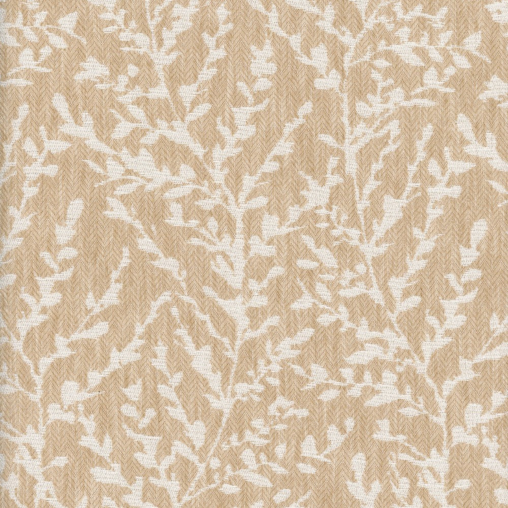 Ivy League Almond by Heritage Fabric - 65% Polyester 30% Cotton 5% Linen - India - 50,001-100,000 double rubs - V: 11.75"  H: 6.75" - 54" - Fabric Carolina -