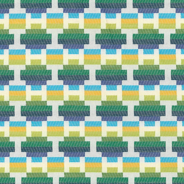 Ixtapa Cobalt by Kasmir Designer Fabric See sample 62% Polyester
38% Rayon
 USA 21,000 Wyzenbeek Double Rubs </p><p>Repeat: Horizontal: 1 6/8 inches and Vertical: 1 5/8 inches 54 - Swanky Fabrics -