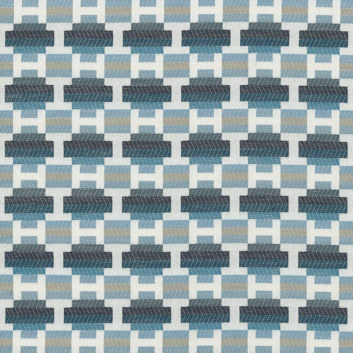 Ixtapa Midnight by Kasmir Designer Fabric 5072 62% Polyester 38% Rayon USA 21,000 Wyzenbeek Double Rubs Horizontal: 1 6/8 inches and Vertical: 1 5/8 inches 54 - Swanky Fabrics -