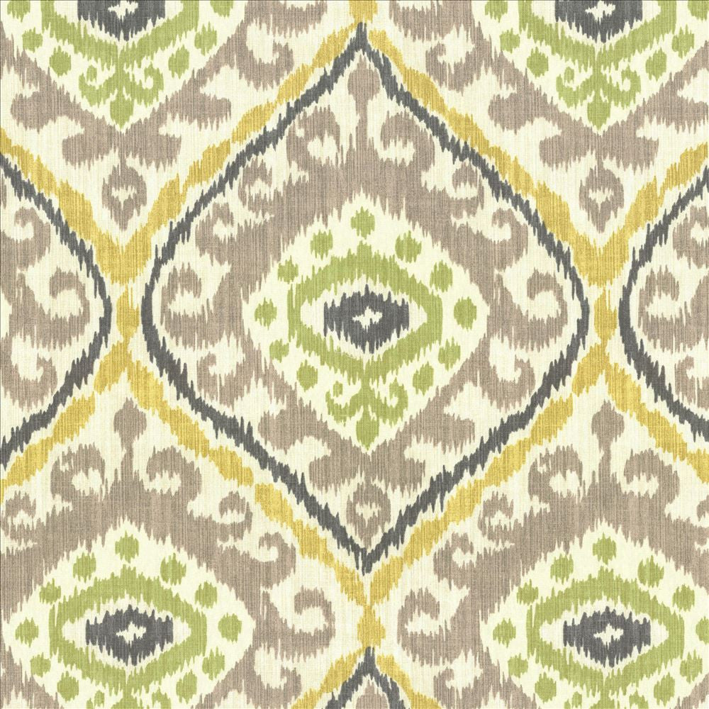 Jacaranda Citrus by Kasmir Designer Fabric 5078 100% Cotton USA 12,000 Wyzenbeek Double Rubs Horizontal: 13 4/8 inches and Vertical: 18 inches 54 - Swanky Fabrics -