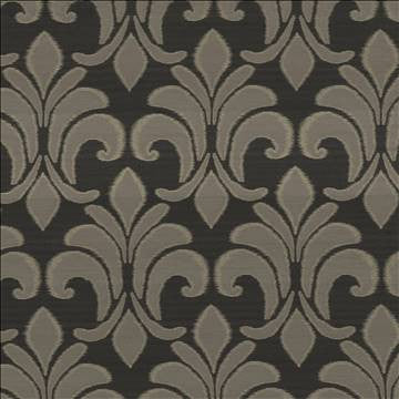 Jackpot Ebony by Kasmir Designer Fabric 5118 100% Polyester USA 15,000 Wyzenbeek Double Rubs H: 14 inches, V: 22 4/8 inches 54 - Swanky Fabrics - Kasmir
