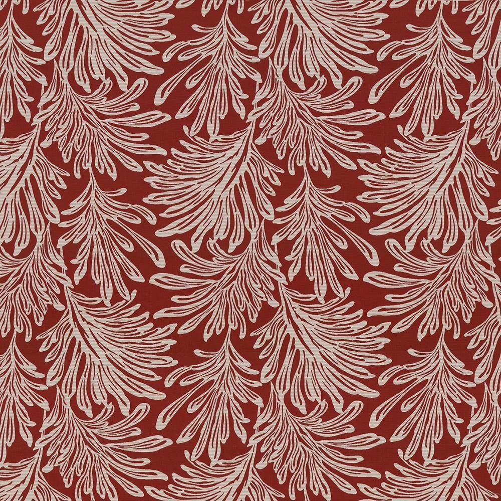 Japonica Red by Kasmir Designer Fabric 5071 51% Viscose
49% Polyester
 CHINA </p><p>Repeat: Horizontal: 15 4/8 inches and Vertical: 24 inches 62 - Swanky Fabrics -