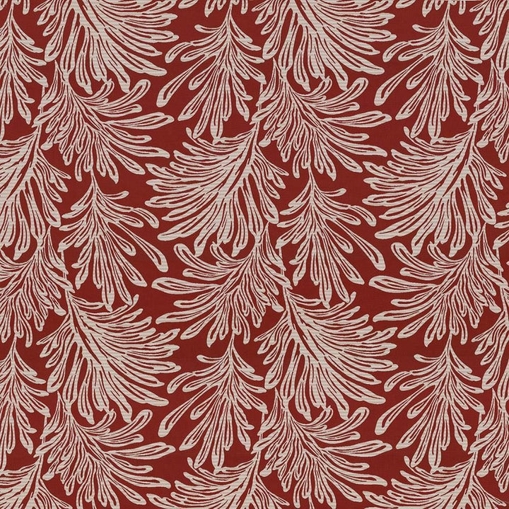 Japonica Red by Kasmir Designer Fabric 5071 51% Viscose
49% Polyester
 CHINA </p><p>Repeat: Horizontal: 15 4/8 inches and Vertical: 24 inches 62 - Swanky Fabrics -