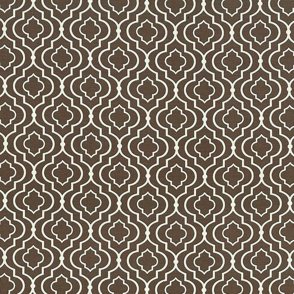 Jaya Espresso by Kasmir Designer Fabric See sample 100% Cotton
 PAKISTAN 15,000 Wyzenbeek Double Rubs </p><p>Repeat: Horizontal: 6 inches and Vertical: 6 6/8 inches 54 - Swanky Fabrics -