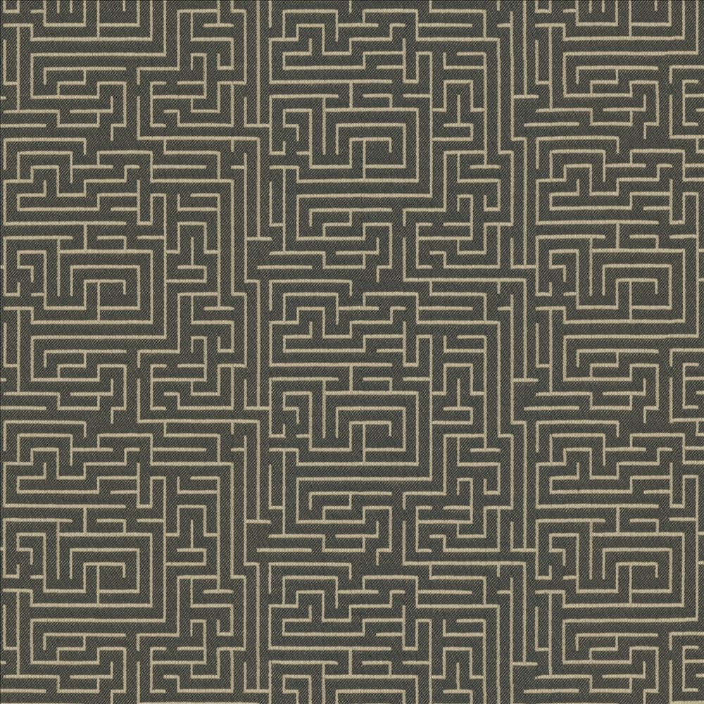 Jigsaw Steel by Kasmir Designer Fabric 5123 54% Cotton
46% Polyester
 USA 12,000 Wyzenbeek Double Rubs </p><p>Repeat: Horizontal: 6 4/8 inches and Vertical: 13 4/8 inches 54 - Swanky Fabrics -