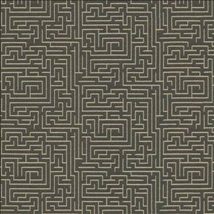 Jigsaw Steel by Kasmir Designer Fabric