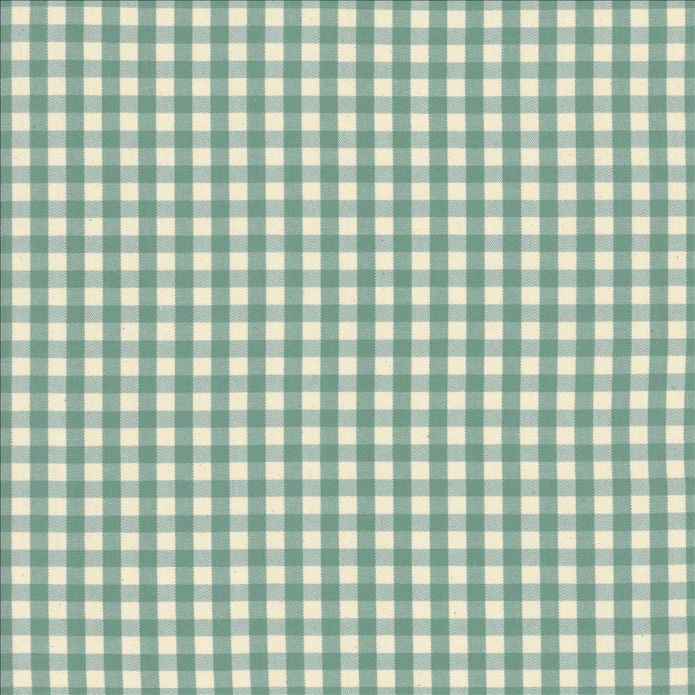 Junction Plaid Turquoise by Kasmir Designer Fabric See sample 100% Cotton
 USA 15,000 Wyzenbeek Double Rubs </p><p>Repeat: Horizontal: 1 inches and Vertical: 1 inches 53 - Swanky Fabrics -
