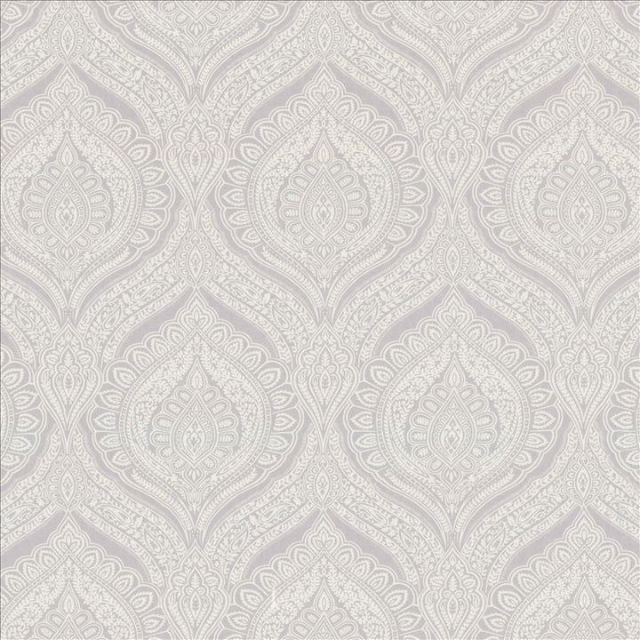 Junoon Silver by Kasmir Designer Fabric 5077 80% Polyester
20% Linen
 SPAIN </p><p>Repeat: Horizontal: 13 4/8 inches and Vertical: 27 inches 56 - 57 - Swanky Fabrics -