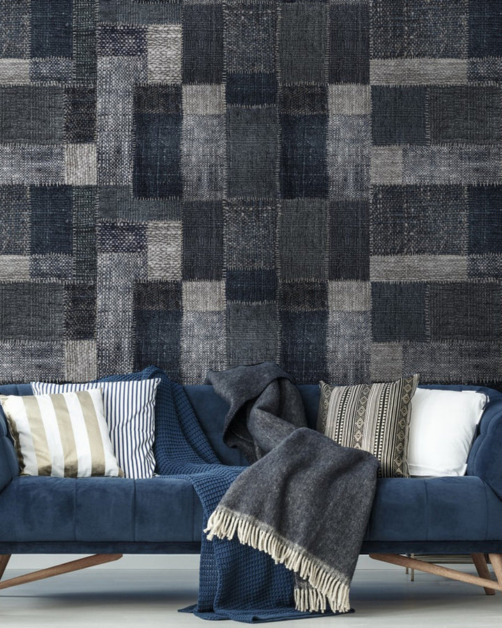 Jute Washed Wallpaper by Mind the Gap Designer Wallpaper PREMIUM DESIGNER WALLPAPER COLLECTION Non-woven Made in Europe Paste the wall 3 rolls x 20.5 x 3.25 yards - Swanky Fabrics -