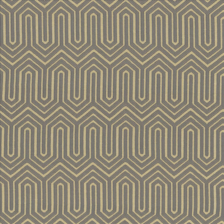 Juxtaposition Black Pearl by Kasmir Designer Fabric 5077 55% Viscose
45% Polyester
 CHINA Not Tested </p><p>Repeat: Horizontal: 3 5/8 inches and Vertical: 6 6/8 inches 52 - Swanky Fabrics -