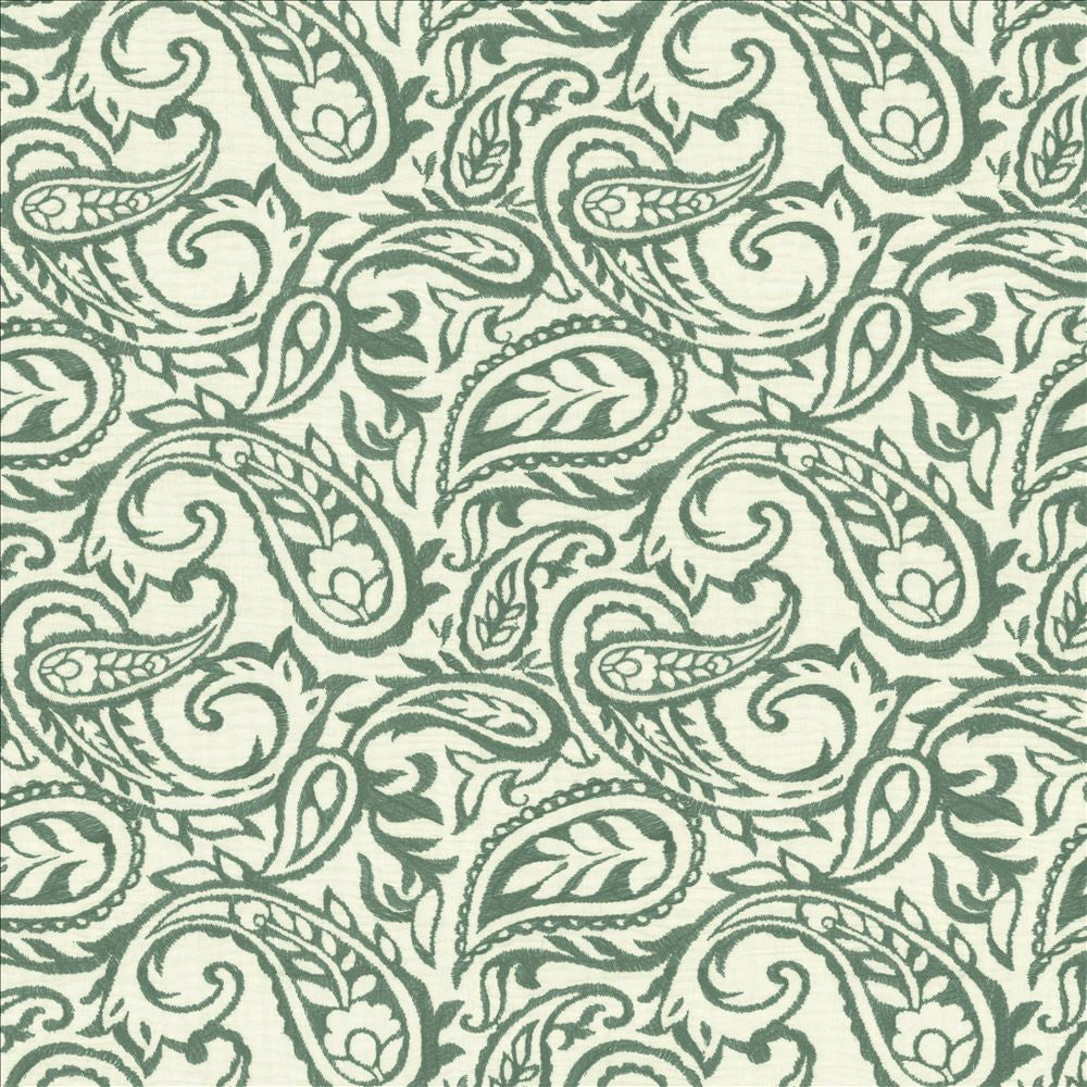 Kahala Paisley Marine by Kasmir Designer Fabric 1450 52% Linen
48% Cotton
 INDIA Not Tested </p><p>Repeat: Horizontal: 17 inches and Vertical: 14 7/8 inches 51 - Swanky Fabrics -