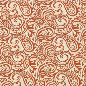 Kahala Paisley Paprika by Kasmir Designer Fabric