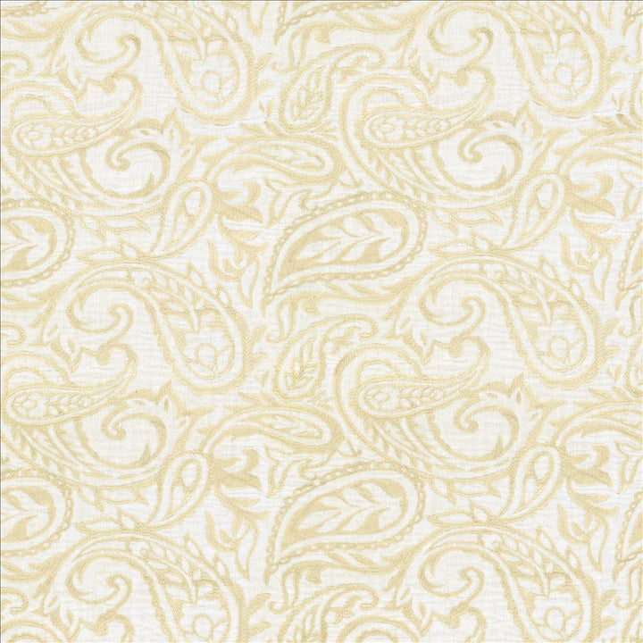 Kahala Paisley Pearl by Kasmir Designer Fabric 1450 52% Linen
48% Cotton
 INDIA </p><p>Repeat: Horizontal: 17 inches and Vertical: 14 7/8 inches 51 - Swanky Fabrics -