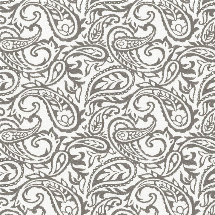 Kahala Paisley Storm by Kasmir Designer Fabric 1450 52% Linen
48% Cotton
 INDIA Not Tested </p><p>Repeat: Horizontal: 17 inches and Vertical: 14 7/8 inches 51 - Swanky Fabrics -