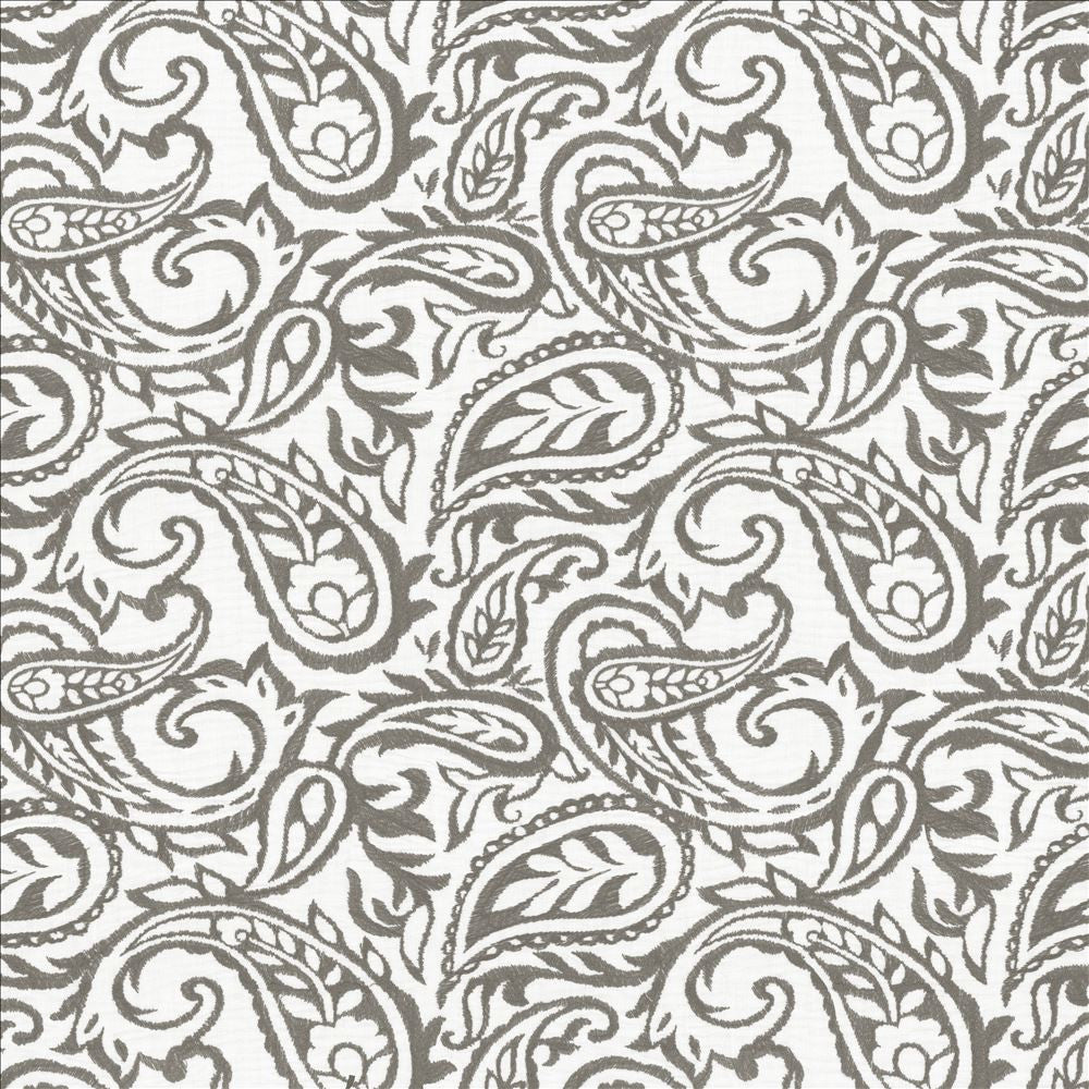 Kahala Paisley Storm by Kasmir Designer Fabric 1450 52% Linen
48% Cotton
 INDIA </p><p>Repeat: Horizontal: 17 inches and Vertical: 14 7/8 inches 51 - Swanky Fabrics -