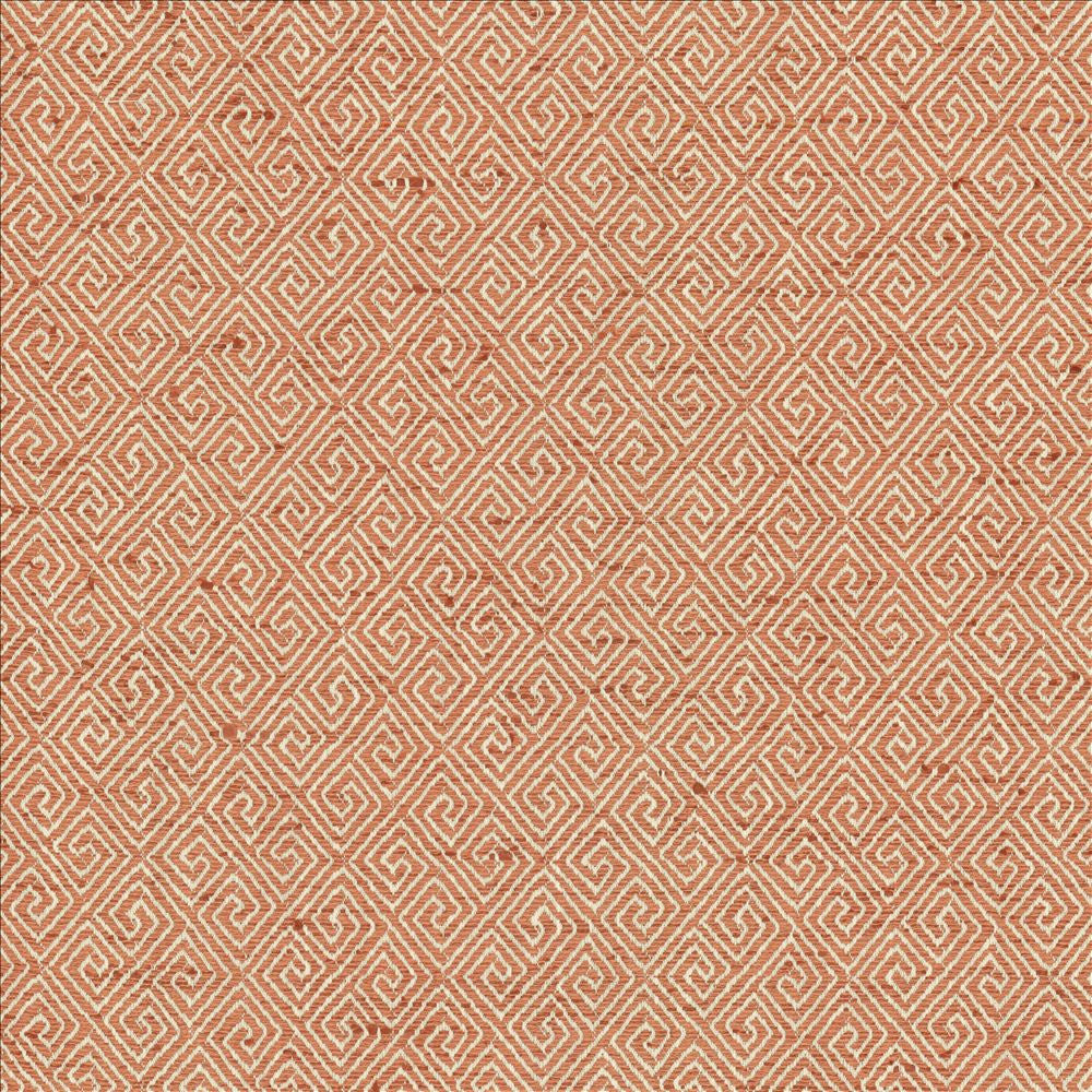 Kaiping Coral by Kasmir Designer Fabric See sample 59% Polyester
41% Cotton
 INDIA 100,000 Wyzenbeek Double Rubs </p><p>Repeat: Horizontal: 2 5/8 inches and Vertical: 3 inches 57 - Swanky Fabrics -