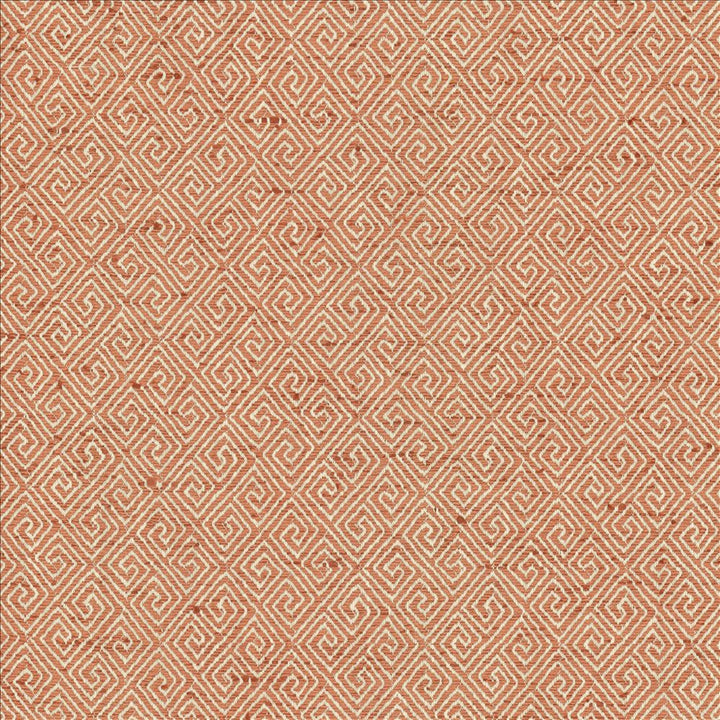 Kaiping Coral by Kasmir Designer Fabric 1461 59% Polyester
41% Cotton
 INDIA 100,000 Wyzenbeek Double Rubs </p><p>Repeat: Horizontal: 2 5/8 inches and Vertical: 3 inches 53 - Swanky Fabrics -