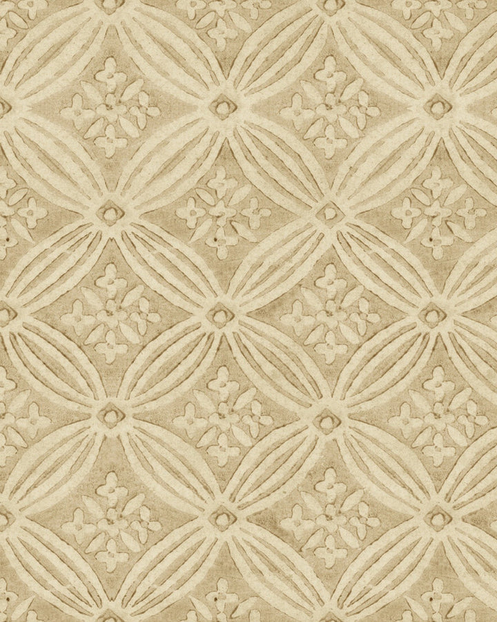 Kalamkari Angora Wallpaper by Mind the Gap Designer Wallpaper THE WALLPAPER COMPENDIUM 2 Satin Matte Made in Europe Paste the wall 1 roll x 20.5 x 10.9 yards - Swanky Fabrics -
